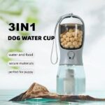 Dog Water Cup Drinking Food Garbage Bag Three-in-one Portable Small Multi-functional Pet Cups Pets Supplies - Image 3