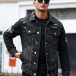 Form-fitting Denim Jacket For Men