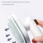 Pet Comb Cat Dog To Remove Floating Hair Pet Hair Brush Hair Removal Artifact Pet Grooming Brush Supplies Self Cleaning Comb Pet Products - Image 9