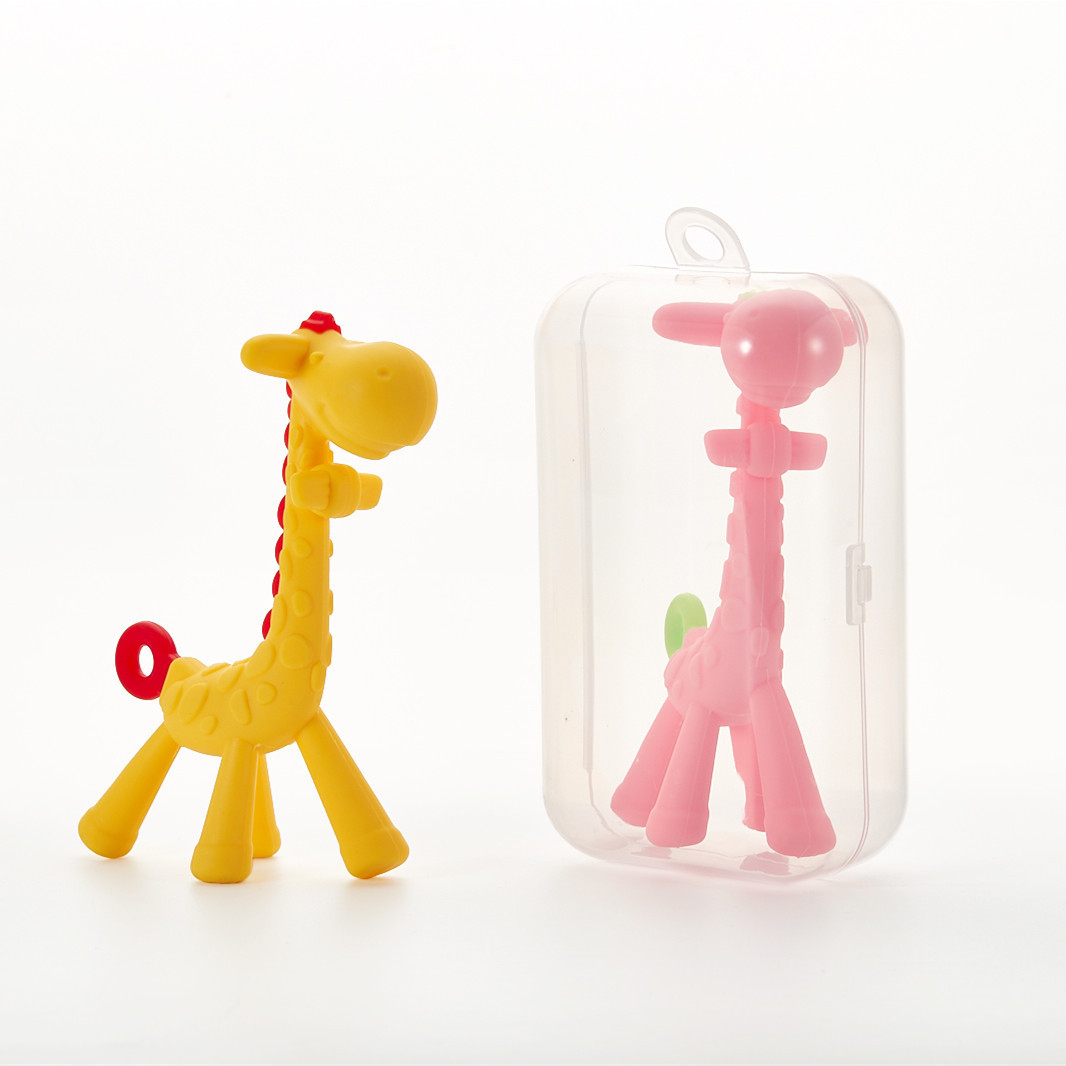 1497629659332.jpg Giraffe Toy for Baby Teether Molar Stick - Image 1