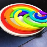 Jigsaw Puzzle Large 12-piece Arch Bridge Rainbow Building Blocks Early Childhood Education Toys - Image 7