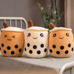 Cute Fruit Drink Plush Stuffed Soft Strawberry Milk Tea Plush Boba Tea Cup Toy Bubble Tea Pillow Cushion Kids Gift - Image 10