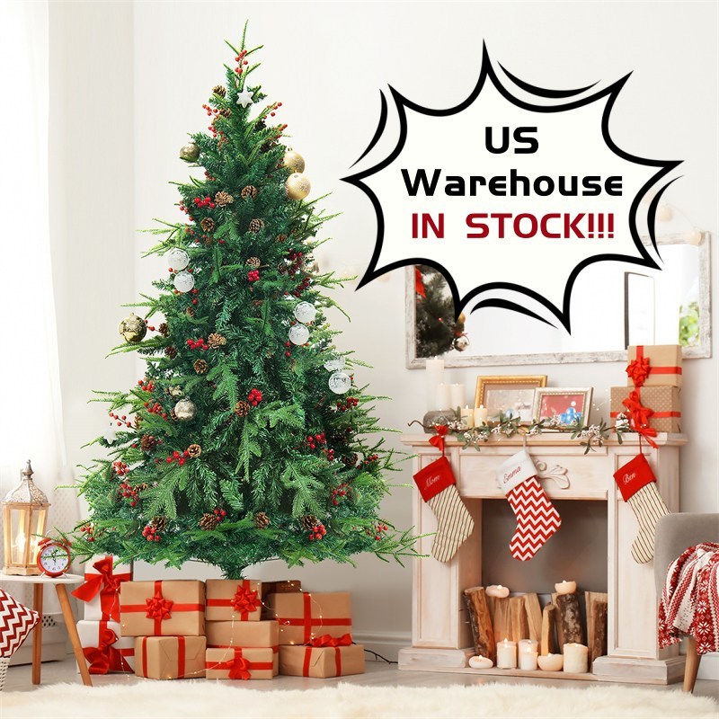 2afc9921-c14a-44cf-a823-81dc68604457.jpg Christmas Tree PVC Artificial Snow Christmas Tree Mall Window Decoration Tree Cedar Christmas Tree Christmas Decoration Supplies - Image 1