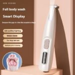 Pets Dog Paw Trimmer With LED Light Fully Waterproof Pet Hair Trimmer With LED Display Dog Clippers For Grooming Widen Blade - Image 6