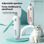 Cat Nail Scissors With Gravity Push Scissors