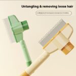 Professional Pet Comb For Dogs And Cats With Release Button Flea Cat Combs For Cats And Dogs - Easy To Use And Durable Grooming Tool Pet Products - Image 6