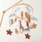 Room Hand-eye Coordination Decoration Wind Chimes Crib Felt Forest Animal Cloud Moon Bed Bell - Image 4