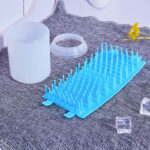 Pet Paw Cleaner Cleaning Kit Cup Soft Brush Can - Image 2