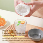 Ice Block Mold Silicone Mushroom Ice Cup Frozen Refrigerator Ice Grid Box Durable Easy Demould Bucket Homemade Crushed Ice Maker Ktichen Gadgets - Image 4