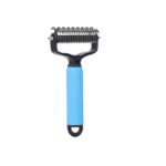 Upgraded Pet Safe Dematting Comb For Dogs Cats Deshedding Undercoat Rake With Double-Sided Stainless Steel Teeth Dogs Cats Grooming Brush For Detangling Thinning Shedding - Image 9