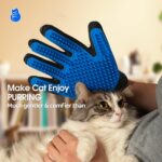 Upgrade Pet Grooming Gloves Cat Brushes For Gentle Shedding  Efficient Pets Hair Remover Mittens Dog Washing Gloves For Long And Short Hair Dogs Cats  Horse - Image 5