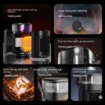 2 In 1 Portable Heaters And Indoor Humidifier Household Warm Air Blower High Power Room Heater For Home Office - Image 5