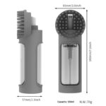 Silicone 2-in-1 Multi-Functional Pet Bath Brush - Image 5