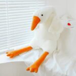 Cute Big White Geese Pillow Plush Toy - Image 4