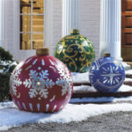 Christmas Ornament Ball Outdoor Pvc 60CM Inflatable Decorated Ball PVC Giant Big Large Balls Xmas Tree Decorations Toy Ball - Image 6