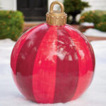 Christmas Ornament Ball Outdoor Pvc 60CM Inflatable Decorated Ball PVC Giant Big Large Balls Xmas Tree Decorations Toy Ball - Image 8