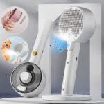 Animal Hair Remover Brush Dog And Cat Steam Brush Pet Self Cleaning Dog Brush Grooming Removes Cat Hairs Cat Dog Accessories Pet Products