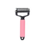 Upgraded Pet Safe Dematting Comb For Dogs Cats Deshedding Undercoat Rake With Double-Sided Stainless Steel Teeth Dogs Cats Grooming Brush For Detangling Thinning Shedding - Image 10