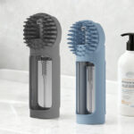 Silicone 2-in-1 Multi-Functional Pet Bath Brush - Image 4
